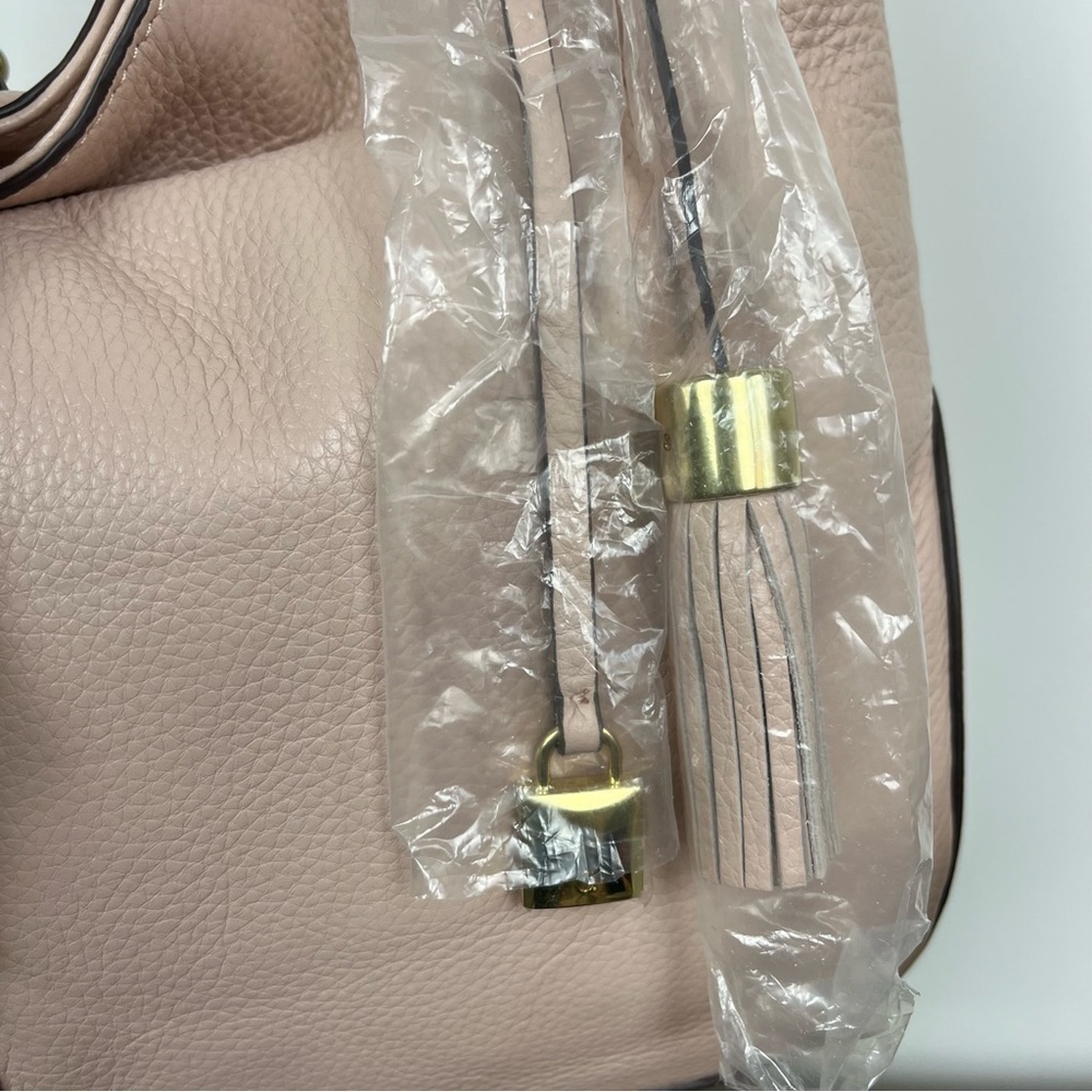 G.I.L.I. Classic Hobo Pebbled Leather in Blush. NWOT. Large #361 - Picture 3 of 12